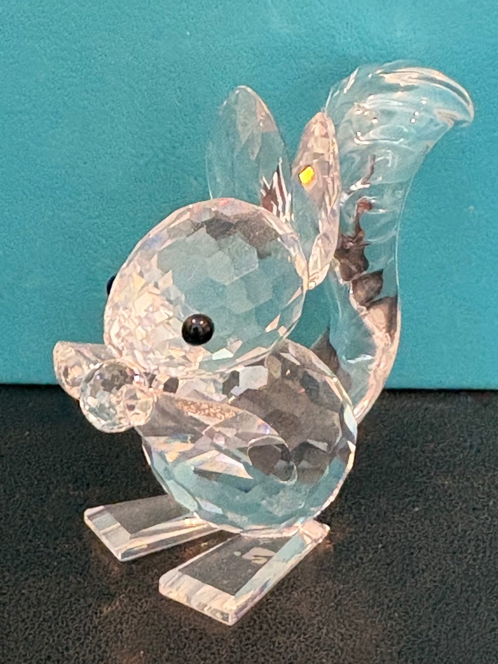 Swarovski Squirrel holding acorn (retired)